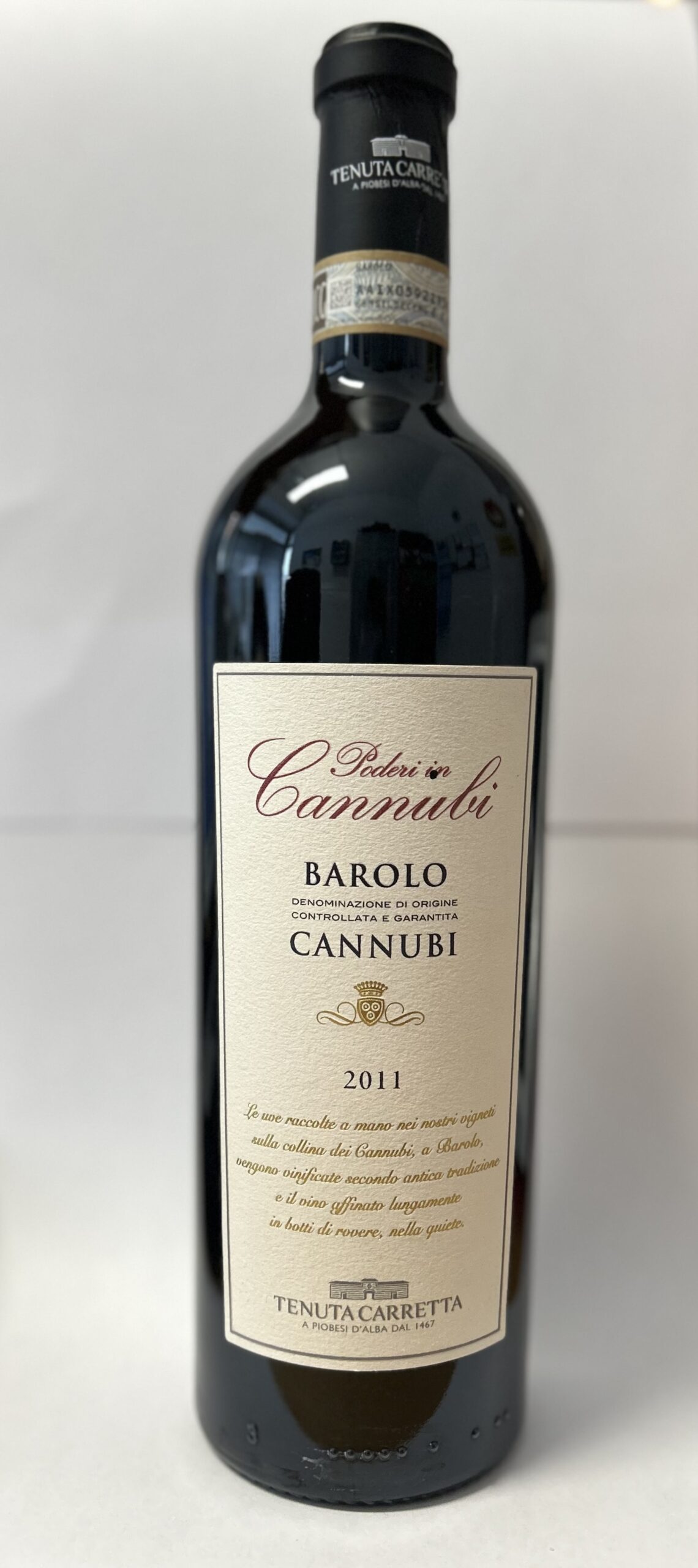 Barolo Cannubi DOCG Tenuta Carretta 14 075l scaled 1