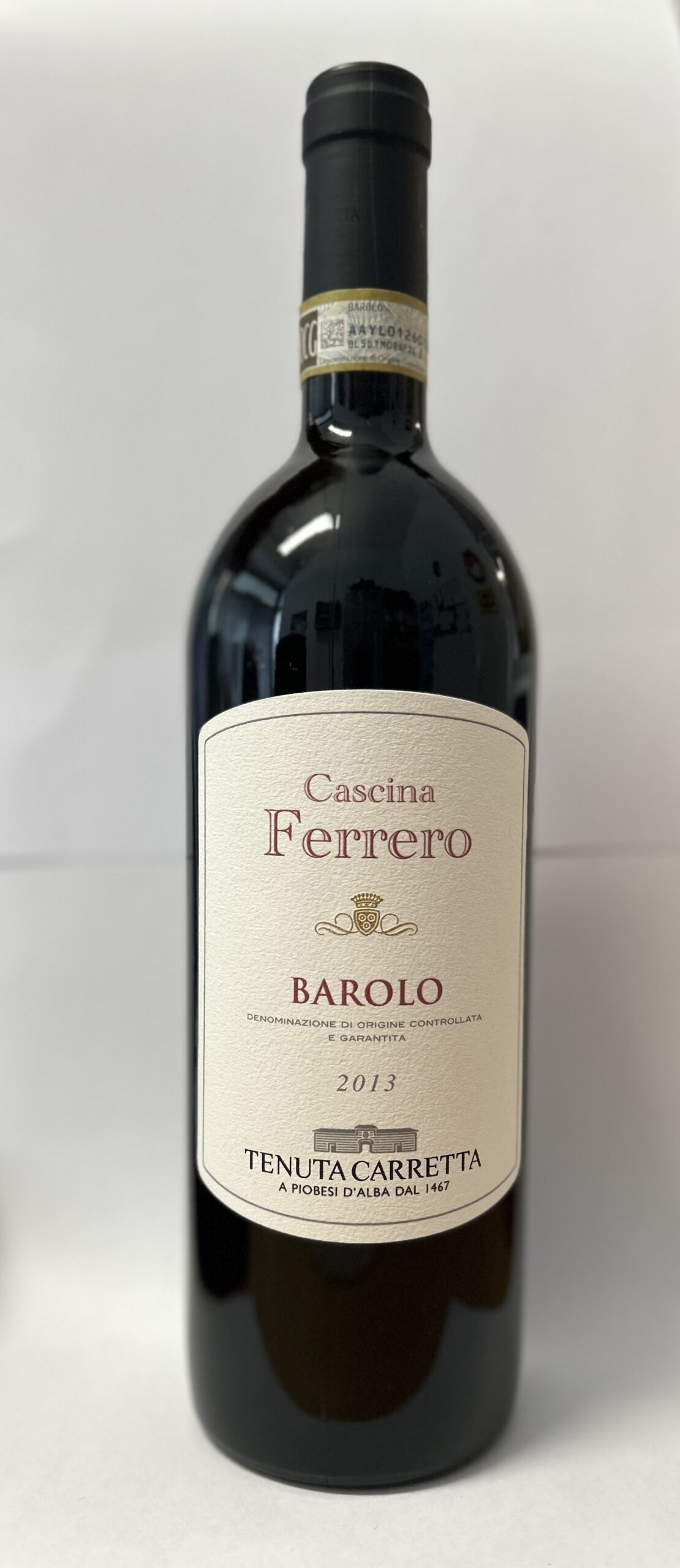 Barolo Cascina Ferrero DOCG Tenuta Carretta 14 075l scaled 1