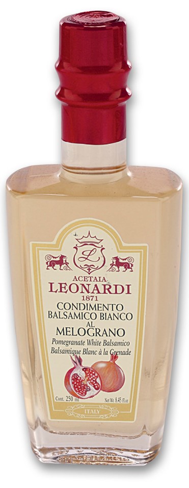 Leonardi Condimento Balsamico Bianco al Melograno 1