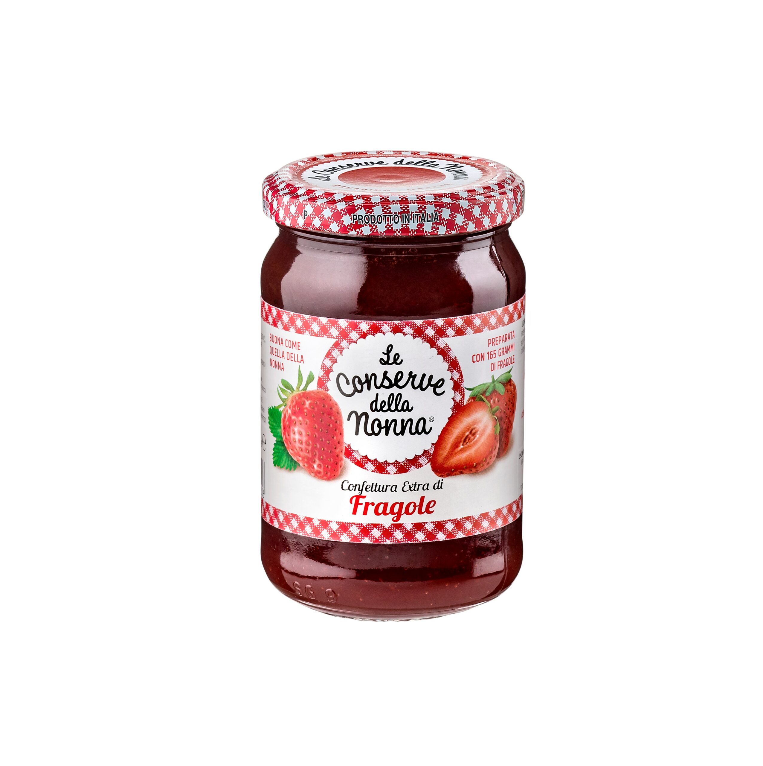 Marmellata Fragole Erdbeerkonfituere 330g scaled 1