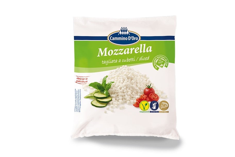 Mozzarella Camino doro gewuerfelt 2500g 1