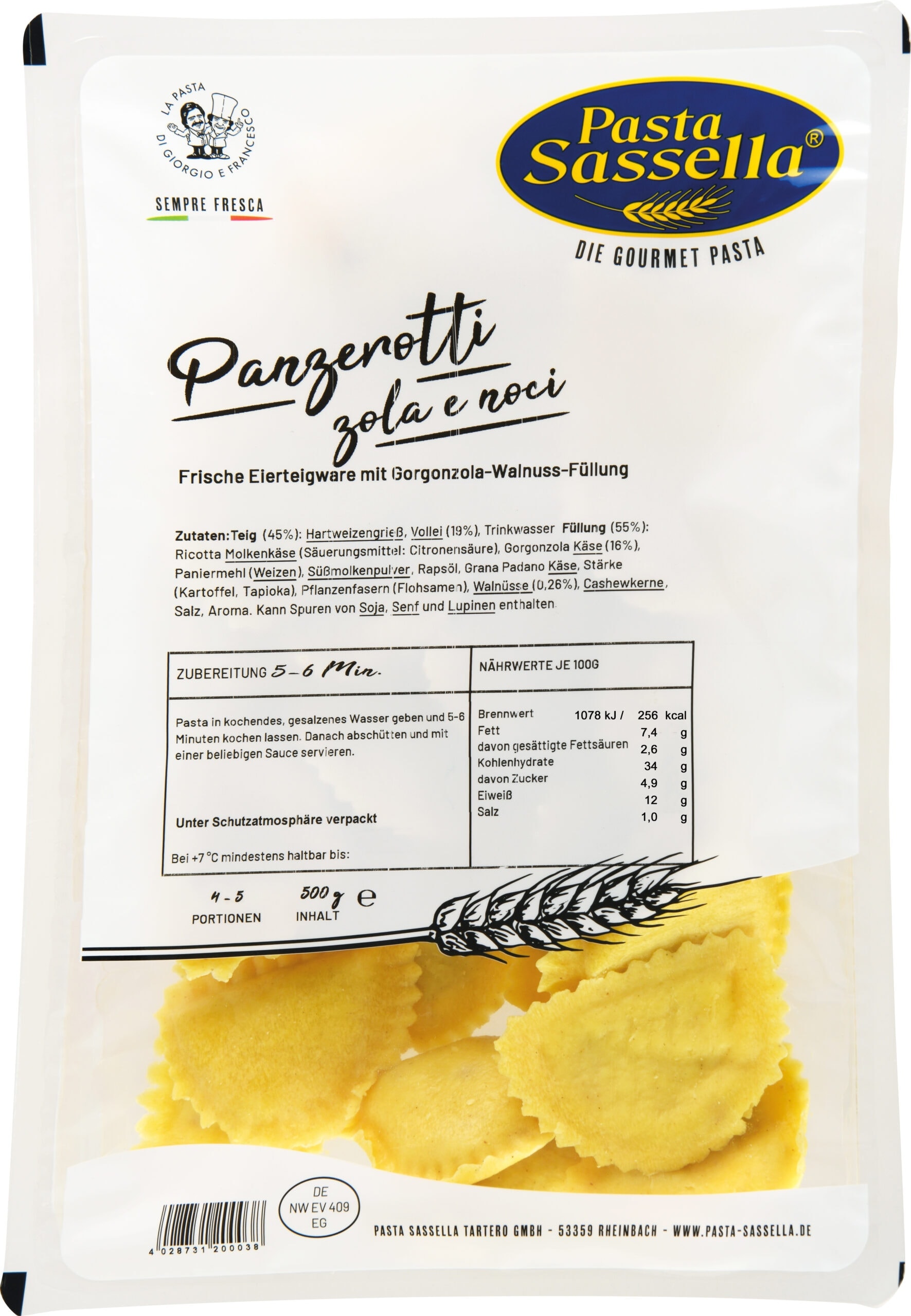 Panzerotti zola e noci 500g scaled 1