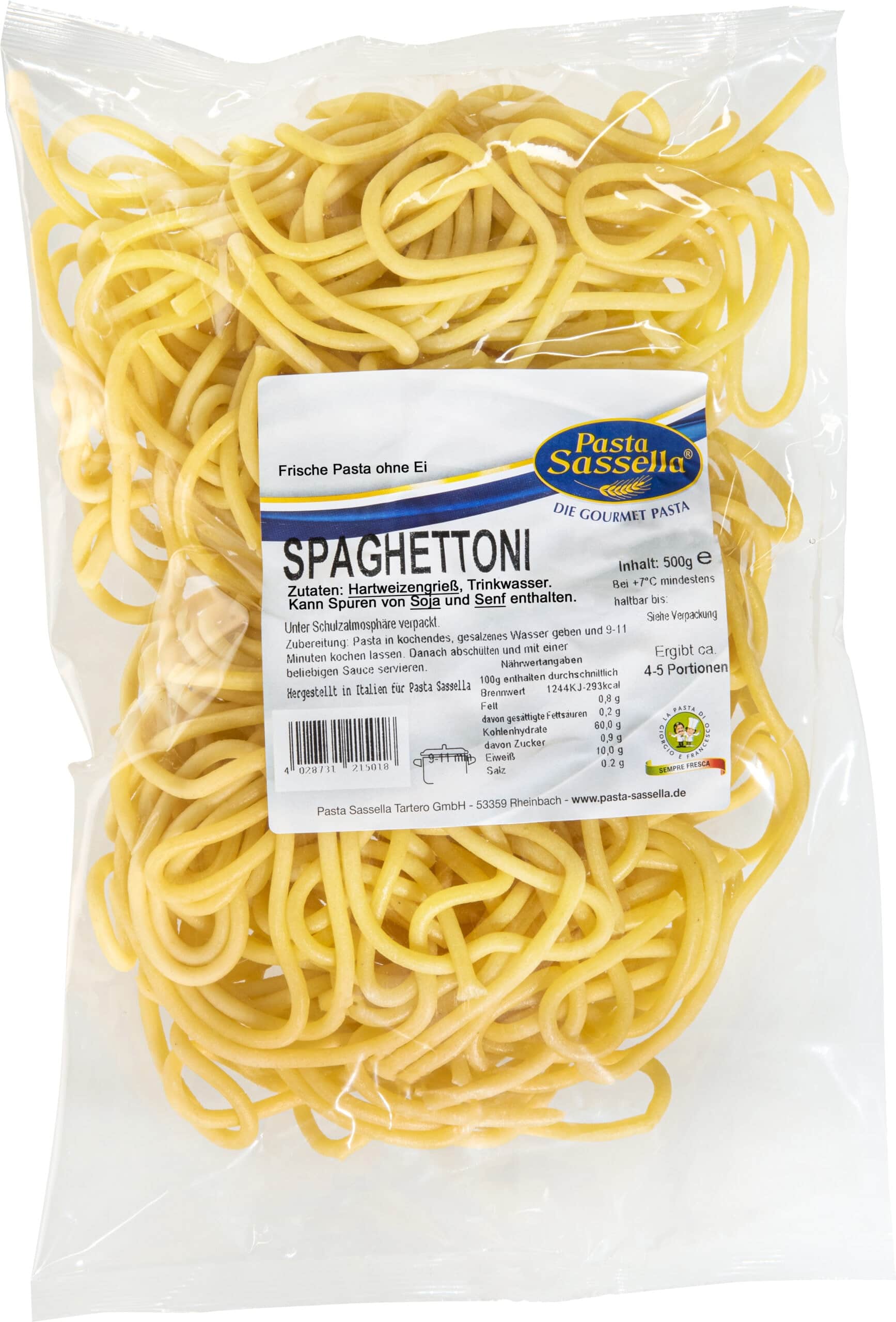 Spaghettoni Frische Pasta ohne Ei 500g scaled 1