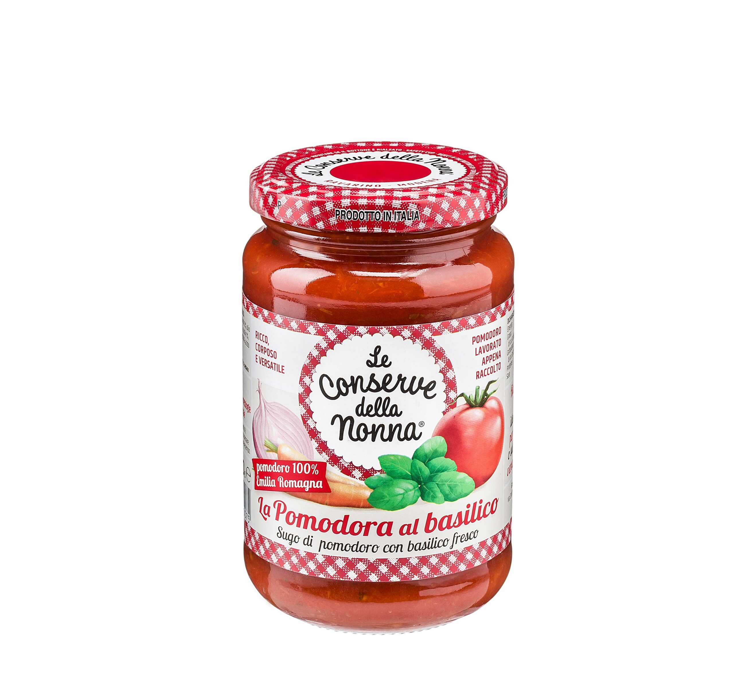 Sugo Pomodoro al Basilco Tomatensosse mit Basilikum Conserve 1