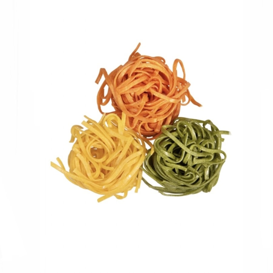 Tagliarini tricolore   Frische Eierbandnudeln 3Farben Bild 1